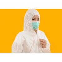 China Fire Retardant Non Woven Coverall Eco Friendly For Painters / Decoration Workers factory