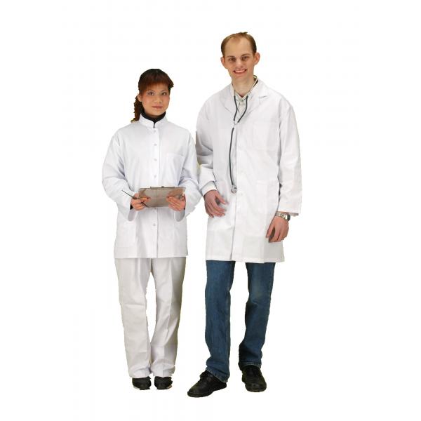 Quality Customized White Doctor Lab Coat , Multi Care Clinic Hospital Medical Doctor Uniform for sale