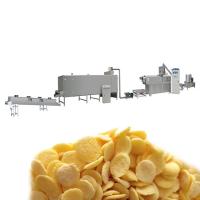 China Fully Automatic Air Drying Corn Flakes Cereal Puffing Machine 205KW 500kg/H factory