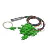 Quality 2x32 SC APC colored 0.9mm fiber cable single mode mini PLC splitter for sale