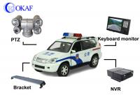 China Police Car Vehicle PTZ Camera , Auto Tracking PTZ Surveillance Camera 360° Rotation factory
