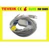 China Long Screw Schiller EKG Cable 10 lead ECG Cable and Leadwires for AT3,AT6,CS6,AT5, AT10,AT60 factory