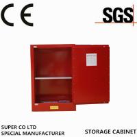 China Red Combustible Liquids Chemical Storage Cabinet with 4gallon factory