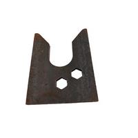 Quality ASTM A36 Roll Off Dumpster Parts U Shape Plate With Hole for sale