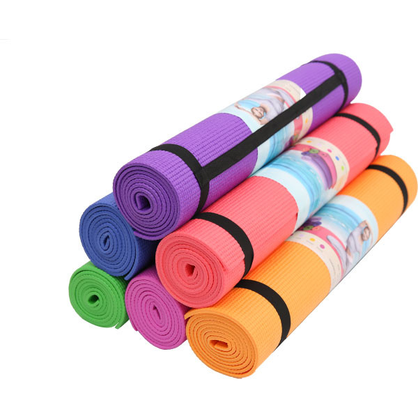 China 3mm Non Slip Workout Mat , L173xW61cm PVC Red Yoga Mat for sale