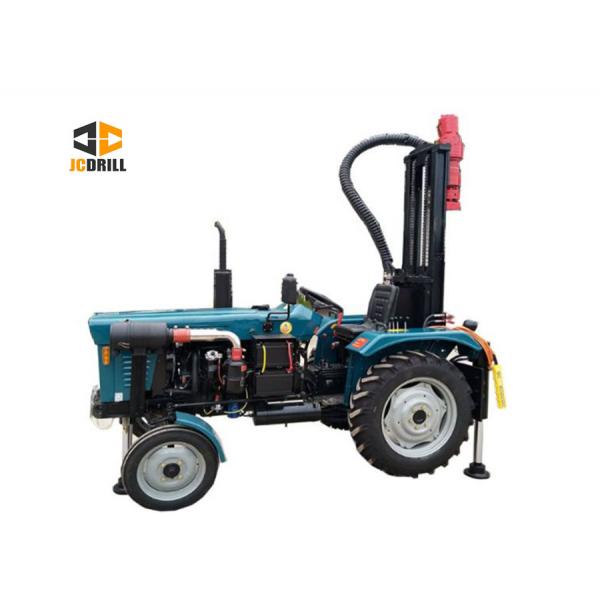 Quality 200m Tractor Mounted Water Well Drilling Rig 1.5m Drill Rod Customized Color for sale