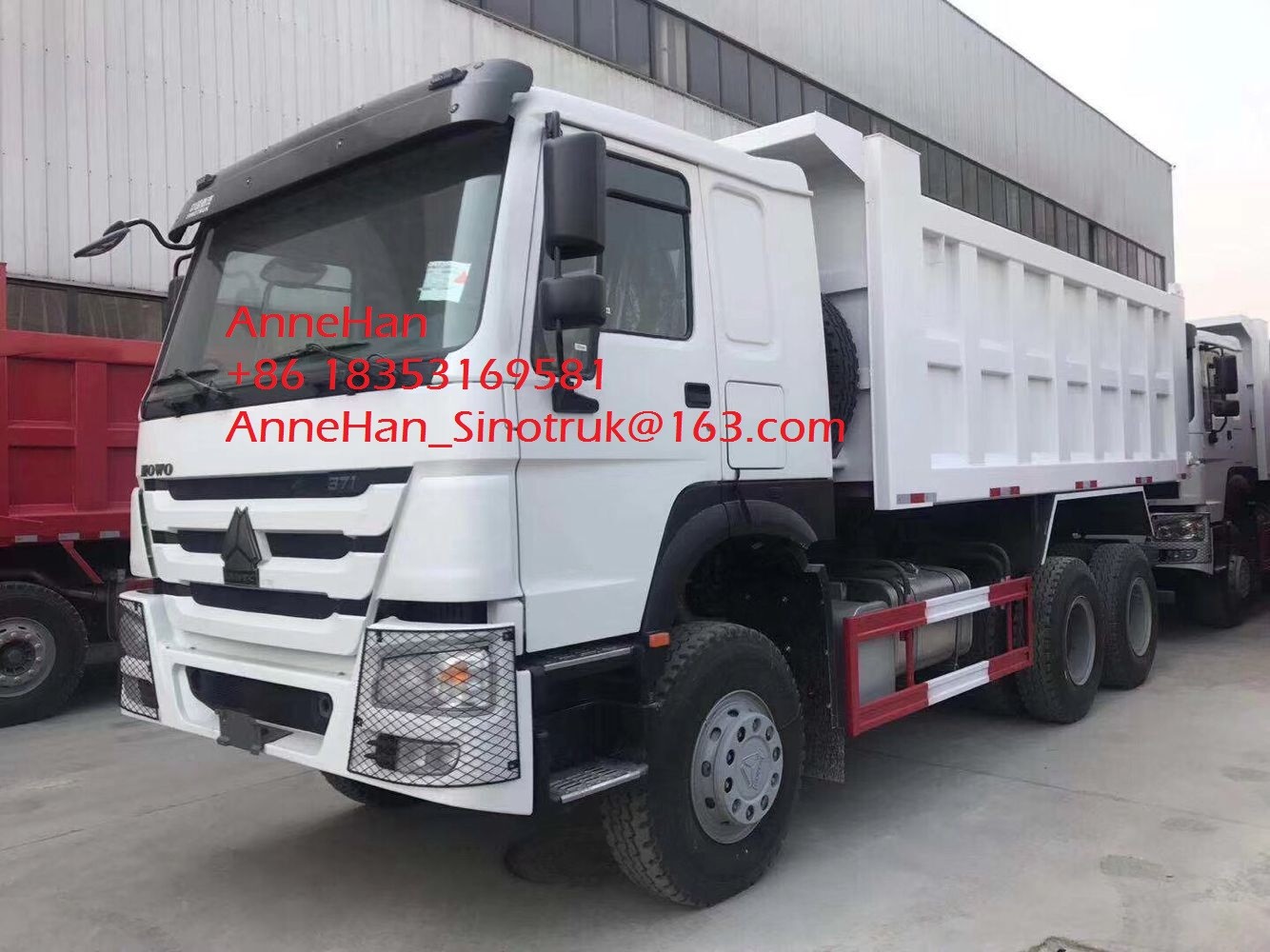China White Color Sinotruk Howo7 Heavy Duty Dump Truck , 10 Wheeler 20 Tons 6x4 Tipper Truck factory