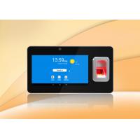 China Android Fingerprint Time Attendance System With Big Touch Screen GPRS Function factory