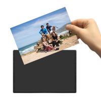 Quality 5 X 7 Magnetic Acrylic Picture Frame 4x6" Black Color Easy To Install For for sale