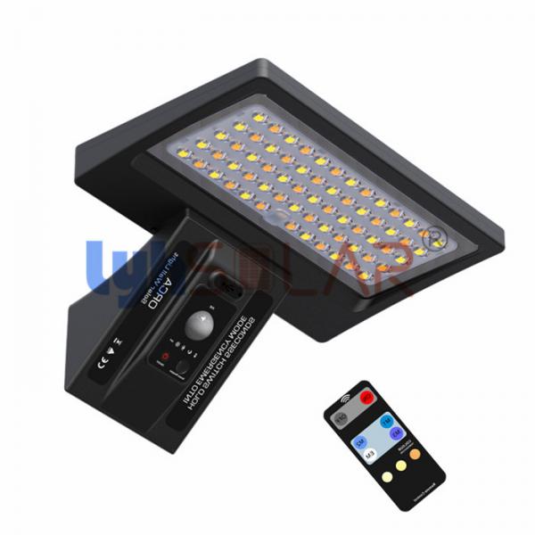 Quality High Bright 5W Outdoor Solar Powered Deck Lights With 64pcs Of SMD2835 Chips for sale