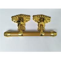 Quality Pale Gold Adult Coffin Swing Handle African Style ABS / PP Plastic Material for sale