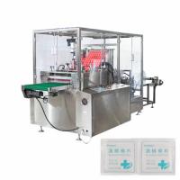 Quality 8 Lanes Alcohol Medical Pads Alcohol Cosmetic Cotton Pad Making Packing Machine for sale