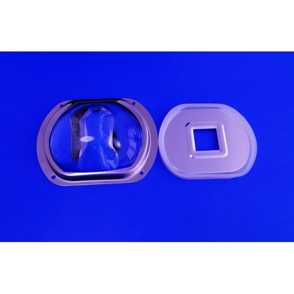 Quality LED Street Light Glass Optical Lens for COB high Power led for sale
