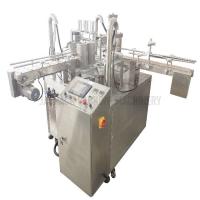 Quality 220v 50hz Rotary Cup Filling And Sealing Machine For Juice With ±1% Filling for sale