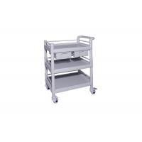 china Hospital Instrument Medication Trolley Cart With Durable Push Handle