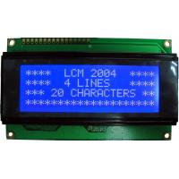 Quality 5V 2004 4 Line 20 Character Lcd Display STN Blue Transmissive Negative for sale