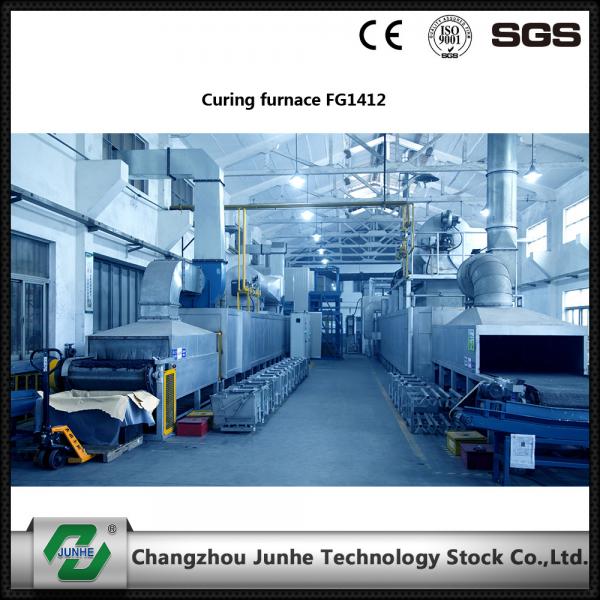 Quality Double Combustion Curing Furnace Save Aeration Consumption FGG1612 For Zinc Flake Coating for sale