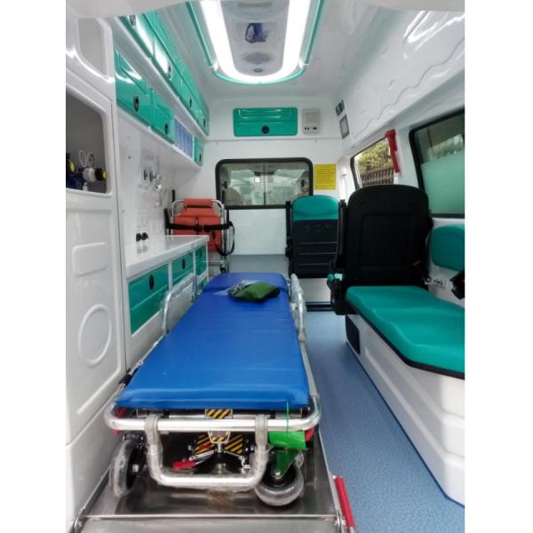 Quality Medical Mercedes Benz Ambulance Gasoline 7 Seats 4×2 White for sale