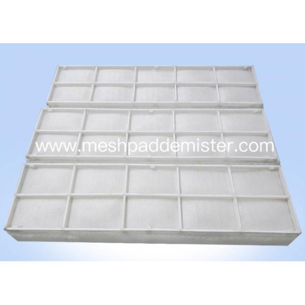 Quality PP Mesh Pad Demister , Polypropylene demister in FGD devices 100 kg/m3 for sale