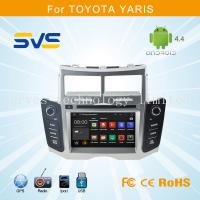 China Android 4.4 car dvd player GPS navigation for Toyota Yaris 2005-2011 car stereo quad core factory
