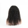 China Real Human Hair Wig Deep Wave Front Lace Headgear 8A 18 inch DC Semi-mechanical headgear can be customized factory