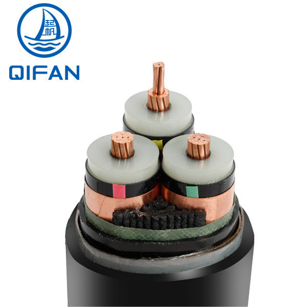 Quality Low Medium Voltage Copper Aluminum Conductor XLPE PVC Insulated Armored Power Electric Cable for sale