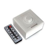 China 86 Wall Type Knob LED Switch , Single Colour LED Controller With RF Remote Control factory