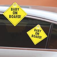 China ISO9001 Waterproof Child On Board Sticker , Odorless Personalised On Board Car Sign factory