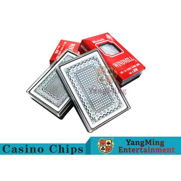 Quality 150g / Pcs Texas Holdem 100% Plastic Playing Cards For Casino Gambling Games for sale
