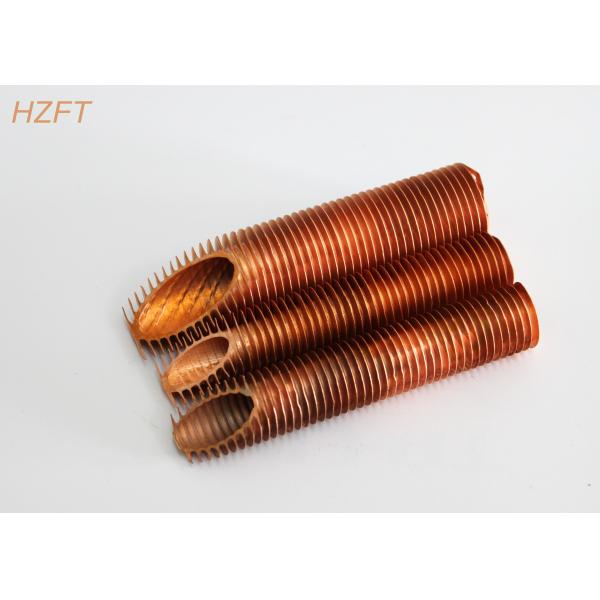 Quality Flue Gas Condensers Integral Copper Finned Tube For Bending And Coiling Purposes for sale