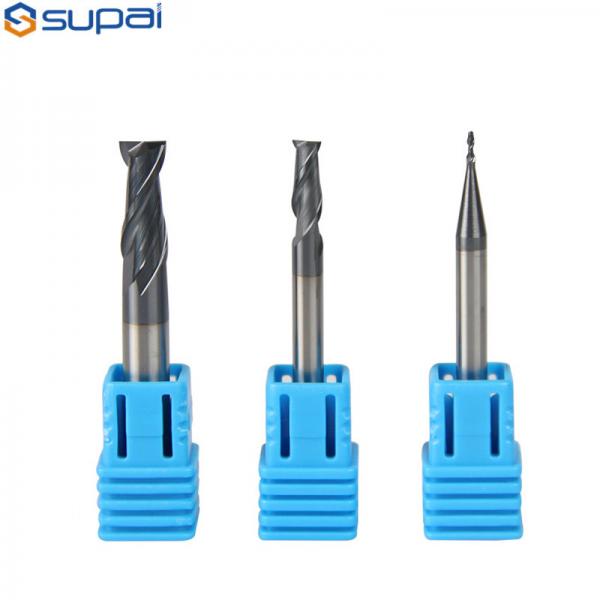 Quality Small CNC Milling Flat Cutter Solid Carbide End Mill 0.5μM Grain Of Powder for sale