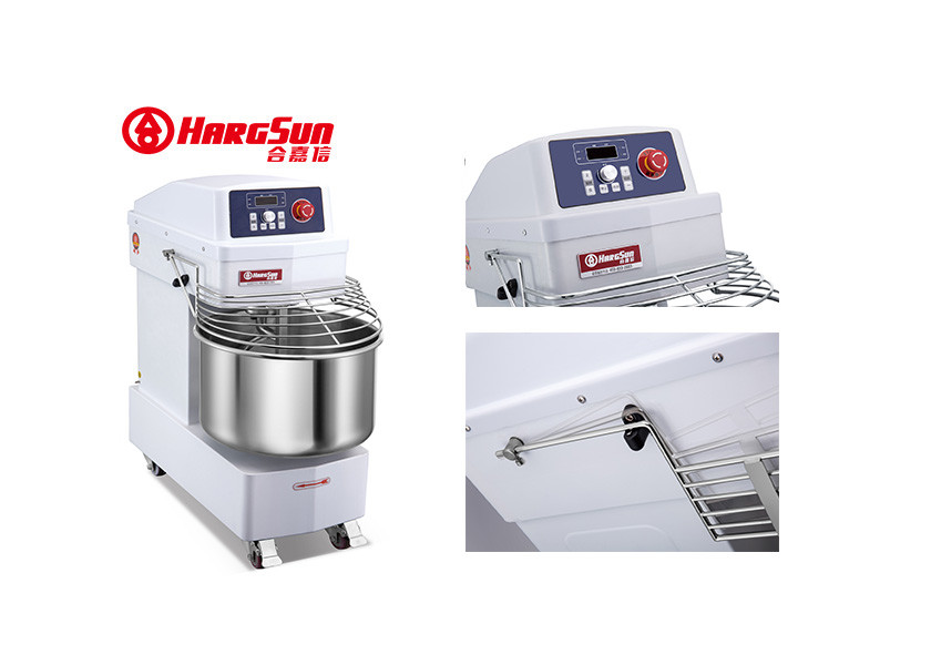 Quality 40 Litre Spiral Dough Mixer Machine Easy Control 2200W Stainless Steel Bakery Mixer for sale