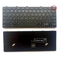 China 03G0H0 Dell Chromebook 11 3110 Replacement Keyboard w/Power Button Black factory