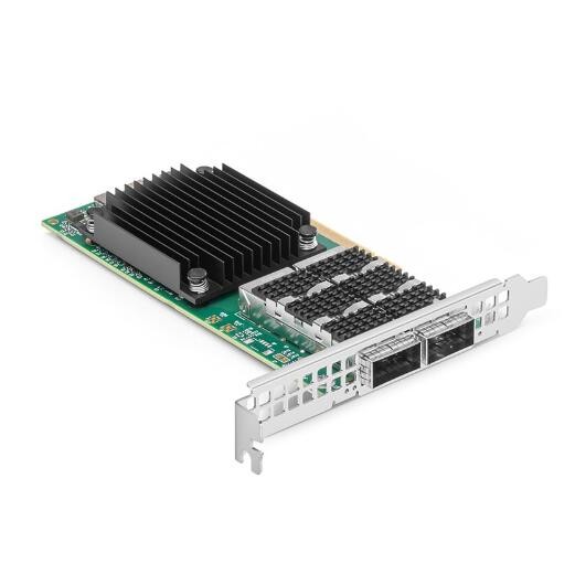 Quality QSFP56 Mellanox Ethernet Adapters NIC ConnectX-6 Dx EN 100GbE Network Card for sale