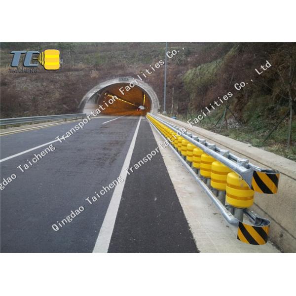 Quality Road Traffic Safe Highway Roller Barrier Roller Guard Rail Wear Resistant for sale