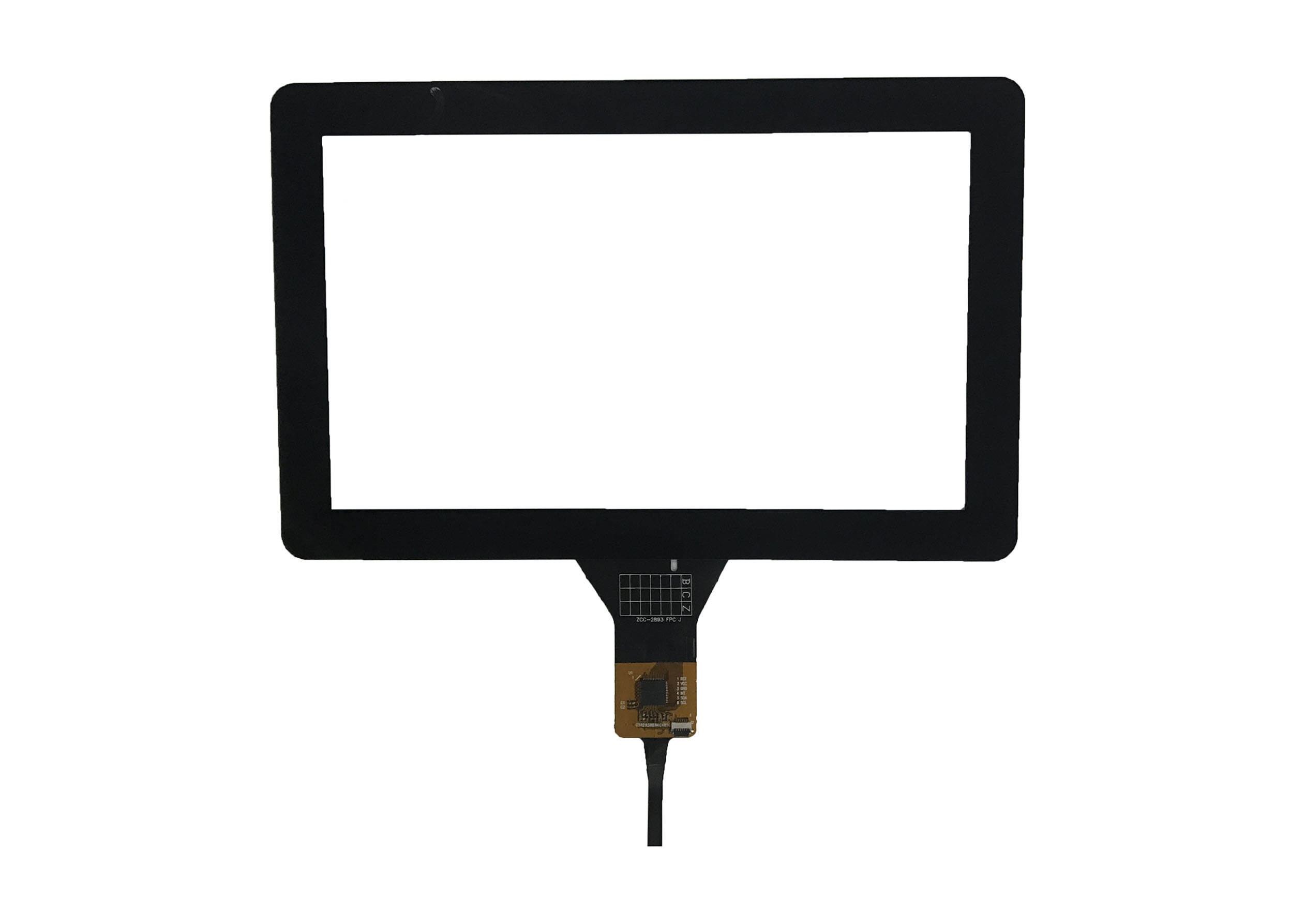 China 7 Inch Capacitive Touch Screen With 16:9 Ratio And Anti Microbial Feature High factory