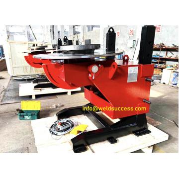 Quality Height Adjust 3 Tons Rotary Welding Turntable With Chuck for sale