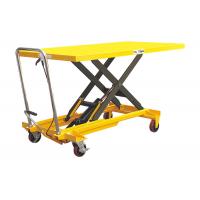China Ageing Resistance Heavy Duty Lift Table , Extra Large Plate Scissor Lift Work Table factory