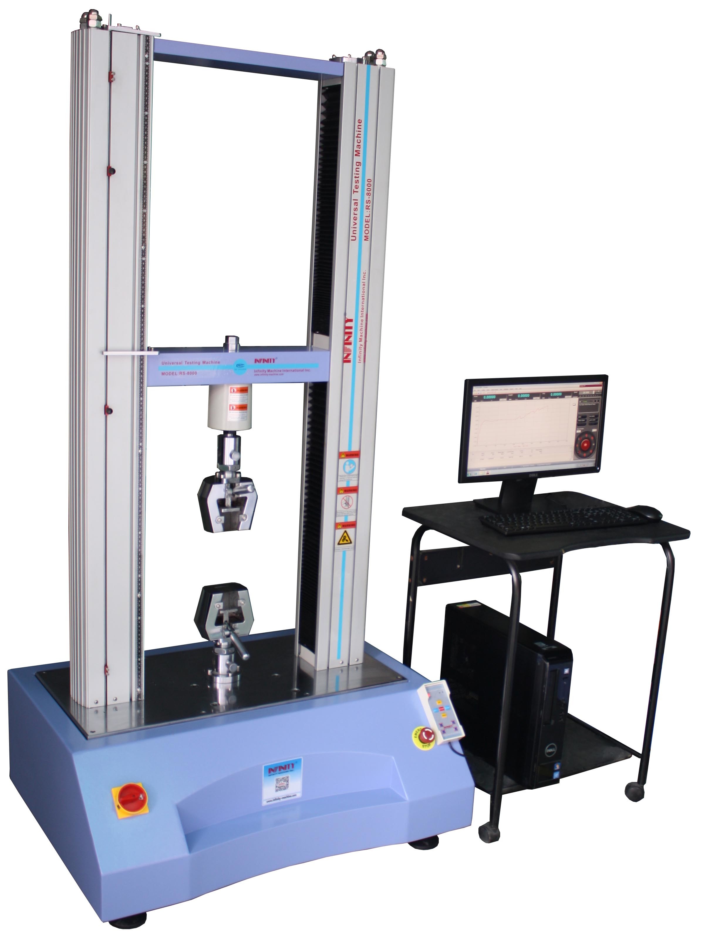 China 10KN Servo Control Electronic Universal Testing Machine For Lab Metal / Steel Wire Test factory