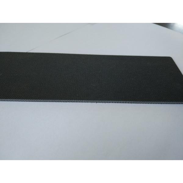 Quality Black Color Polyurethane Conveyor Belt , Polyurethane Flat Belt For Printing Industry for sale