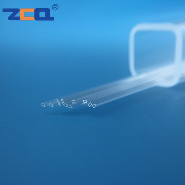 Quality Rectangle Fused Quartz Capillary Tube High 2mm High Thermal Stability for sale