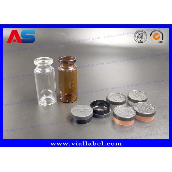 Quality Sterile Bottles And Tops Small Glass Vials , Bayonet Mouth Glass Dropper Bottles for sale