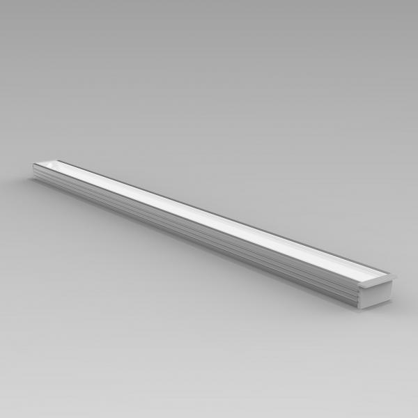 Quality Aluminum 6063 Recessed LED Profile 21*11mm Cabinet Strip Light Channel for sale