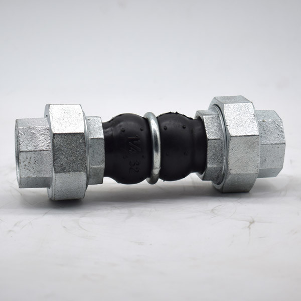 Quality DN20 Vacuum Resistant Twin Sphere Union Rubber Joints for sale