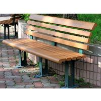 China Outdoor WPC Bench Wood-Plastic Composite WPC Garden Bench Easy Installation factory