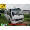 China Used Toyota Coaster Bus  For Sale  New Arrival 23-30 Passengers White Bus Good Condition  Diesel Fuel factory