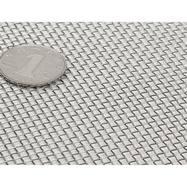 Quality 18mesh Square Hole plain weave Stainless Steel Woven Wire Mesh for sale