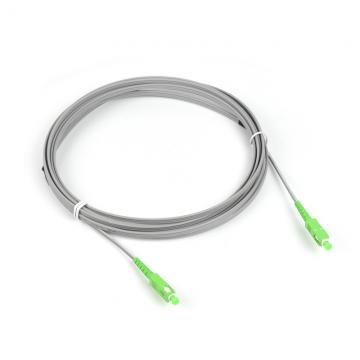 Quality Drop Wire Cable Patch Cord SC APC To SC APC Patch Cords Single Mode FTTH Flat for sale