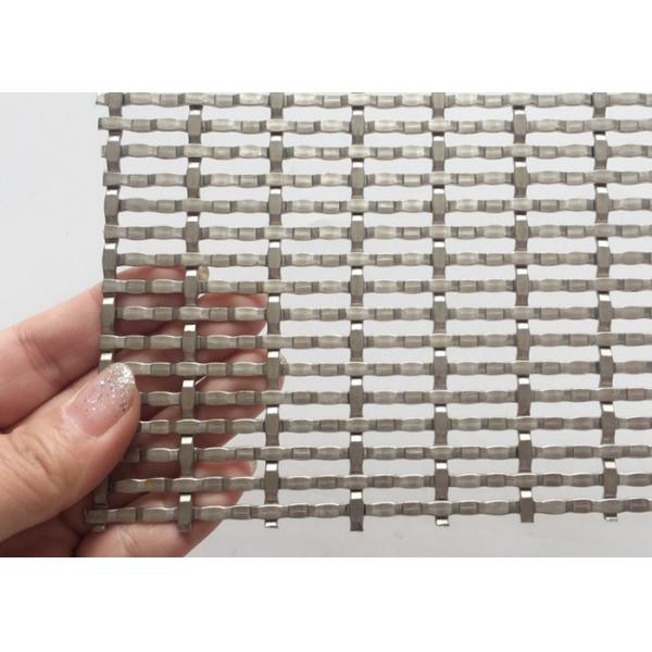 Quality Plain Weave Architectural Woven Wire Mesh Panels 3.3mm Clean Surface for sale