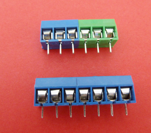 Quality 301R PCB Spring Electrical Terminal Block Connectors Different Housing Color for sale